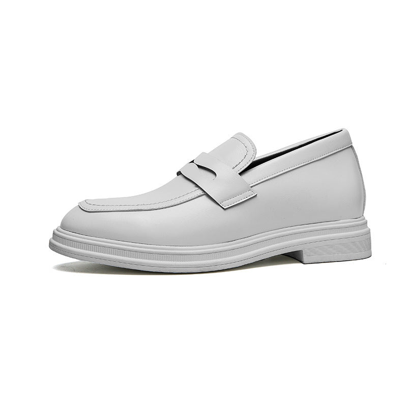 Men's Short Height Increasing Insole Business Formal Wear Leather Shoes