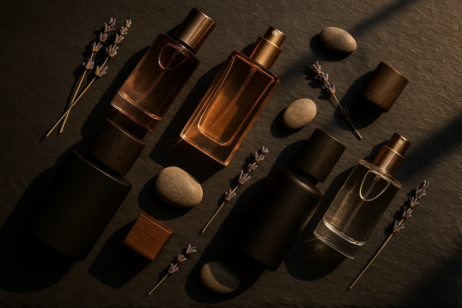 All types of perfumes
